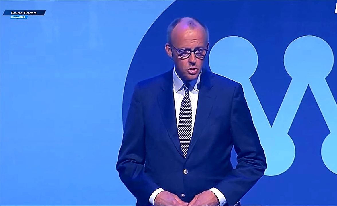 GERMANY CHANCELLOR  FRIEDRICH MERZ SENT MESSAGE TO THE WORLD.